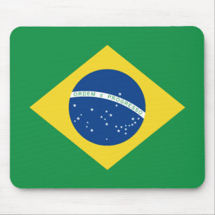 Brazil Flag Mousepad