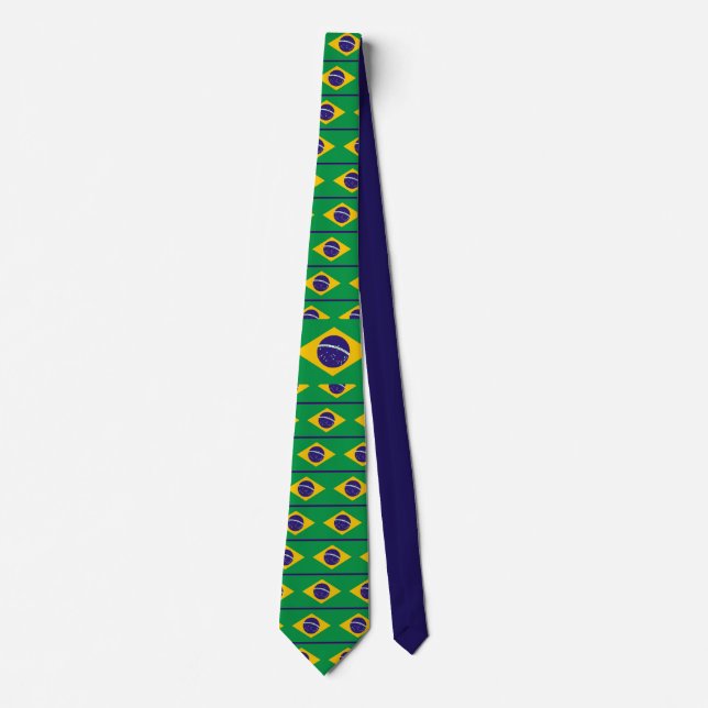 Brazil: Flag of Brazil Tie (Front)
