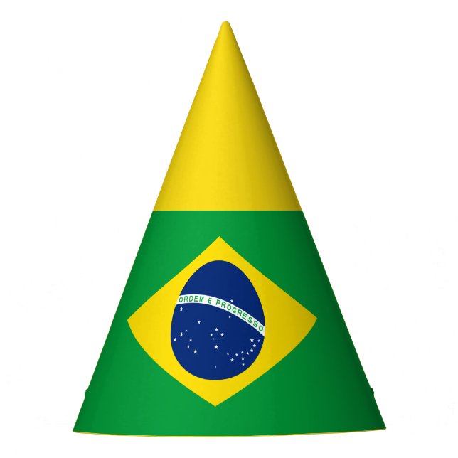 Brazil flag Party Hat (Front)