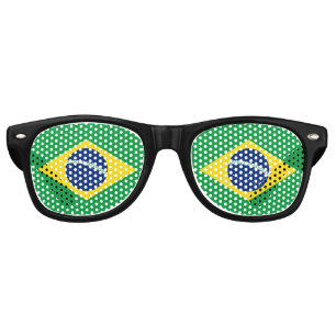 Brazil flag Party Sunglasses