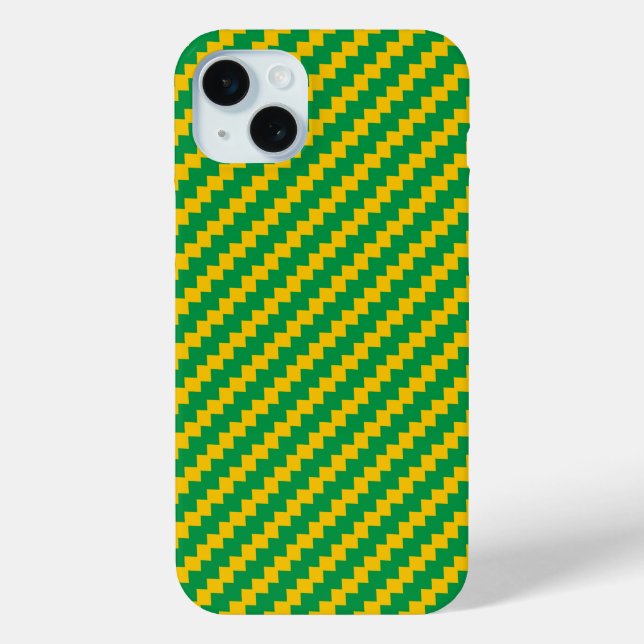 Brazil flag pattern Case-Mate iPhone case (Back)