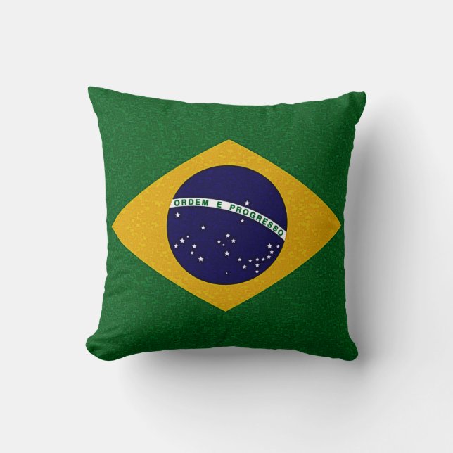 BRAZIL FLAG Pillow (Front)