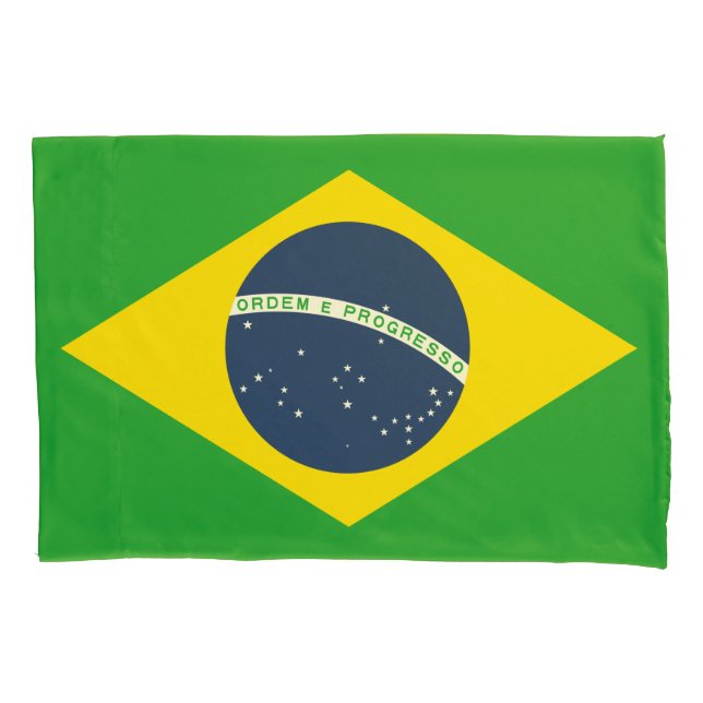 Brazil flag Pillowcase (Front)