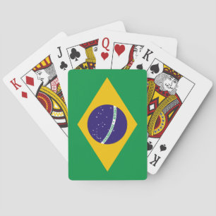 Brazil flag playing cards