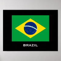 Brazil Flag Poster