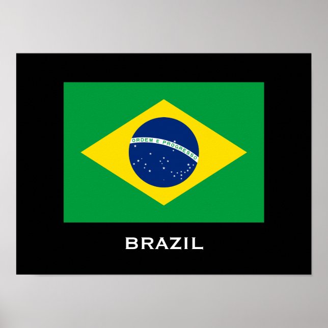 Brazil Flag Poster (Front)