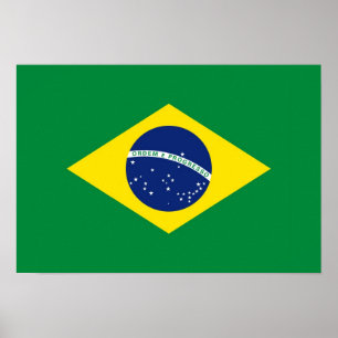 Brazil Flag Poster