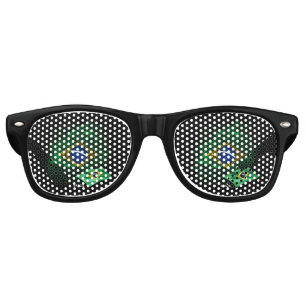 Brazil flag retro sunglasses