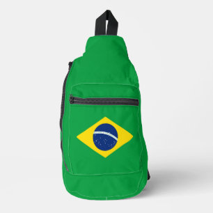 Brazil flag sling bag