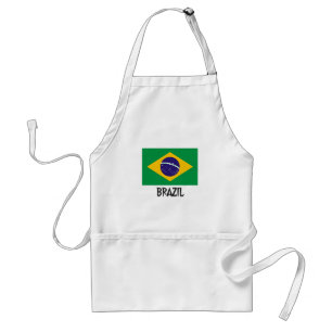 Brazil Flag Standard Apron