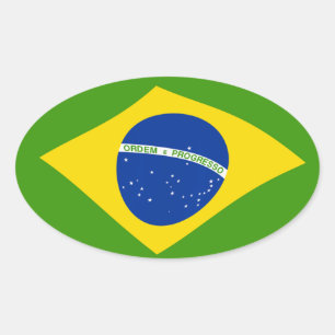 Brazil Flag Sticker