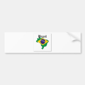BRAZIL FLAG T-SHIRT AND ETC BUMPER STICKER