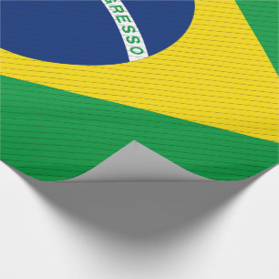 Brazil Flag Wrapping Paper