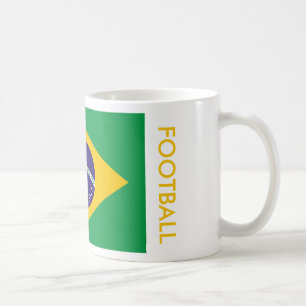 BRAZIL FOOTBALL COFFEE MUG
