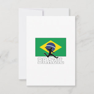 Brazil Football Soccer National Team Card