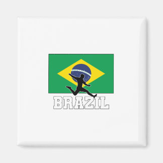 Brazil Football Soccer National Team Magnet