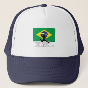 Brazil Football Soccer National Team Trucker Hat