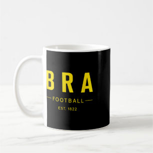 Brazil Footll Est. 1822 Heritage Soccer Fan Tee Coffee Mug