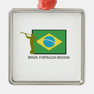 BRAZIL FORTALEZA MISSION LDS METAL ORNAMENT