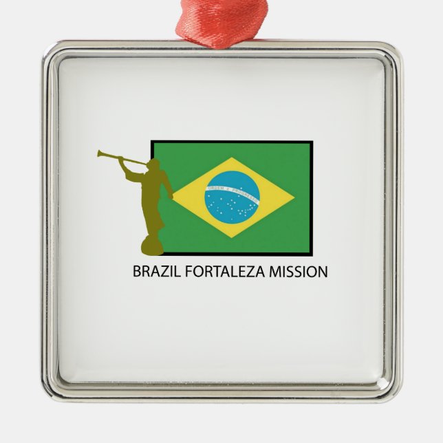 BRAZIL FORTALEZA MISSION LDS METAL ORNAMENT (Front)