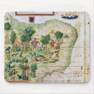 Brazil from the 'Miller Atlas' Mouse Pad