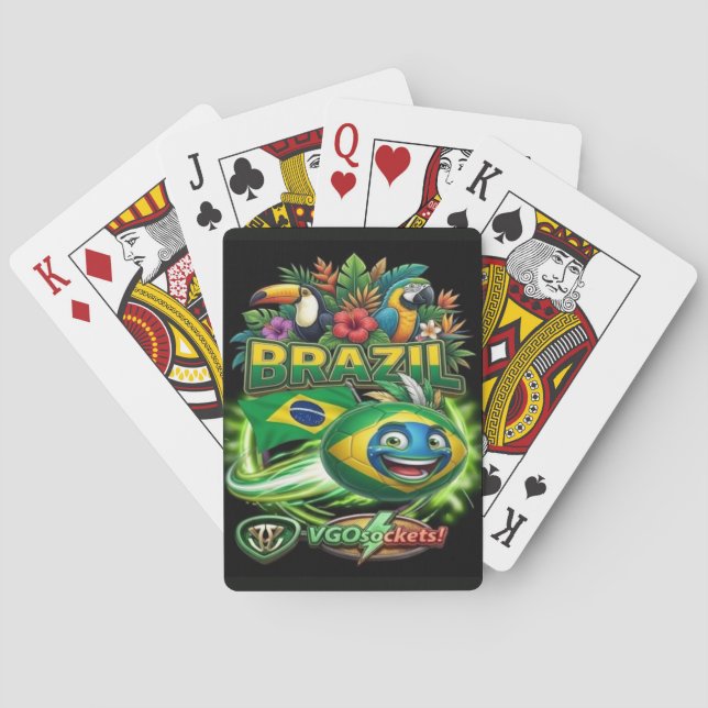 Brazil-GBall01 Playing Cards (Back)
