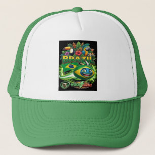 Brazil-GBall01 Trucker Hat