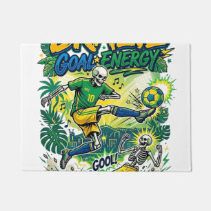 Brazil Goal Energy Skeleton Striker Nations Creati Doormat