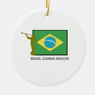 BRAZIL GOIANIA MISSION LDS CERAMIC ORNAMENT