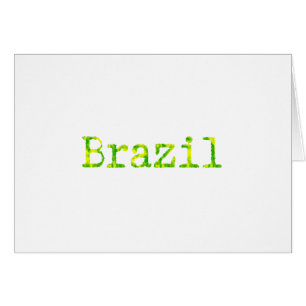 Brazil Green and Yellow Font