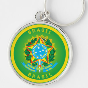 Brazil Heritage Emblem Key Ring