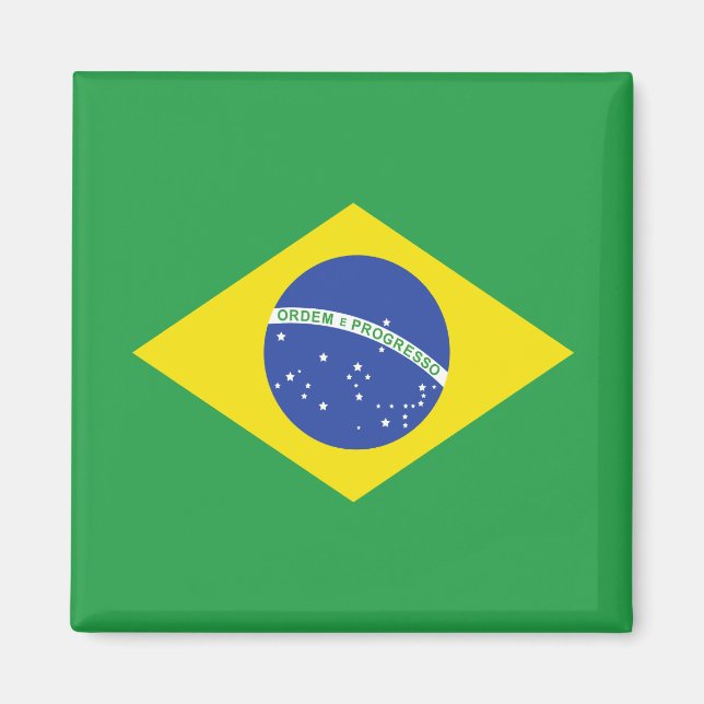 Brazil High quality Flag Magnet (Front)