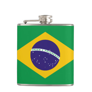 brazil hip flask