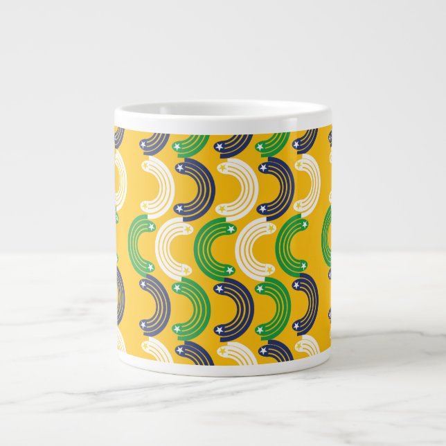 Brazil Independence Day Large Coffee Mug (Front)