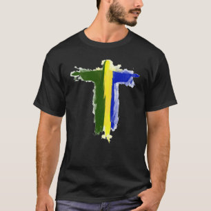 Brazil Jesus Statue Motif Cristo Redentor Rio de T-Shirt