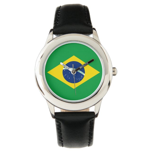 Brazil Kid's Watch - The flag of Brazil (Front)