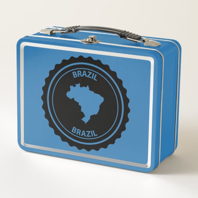 Brazil Metal Lunch Box (Front)