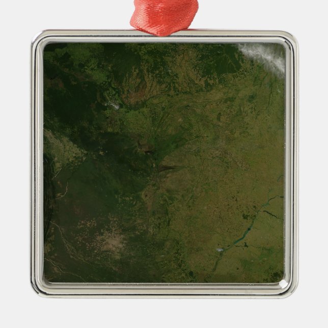 Brazil Metal Ornament (Front)