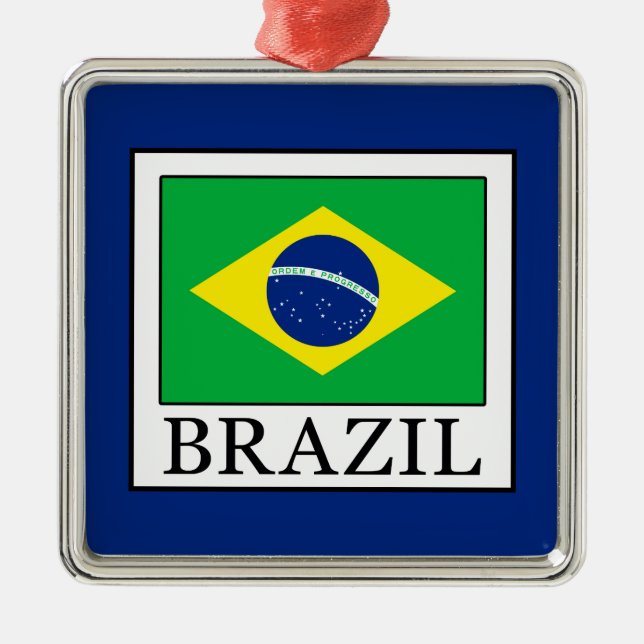 Brazil Metal Tree Decoration (Front)