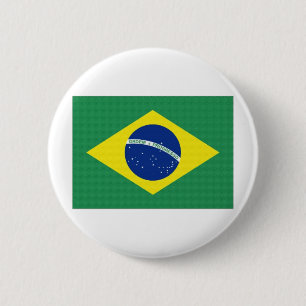 Brazil National Flag 6 Cm Round Badge