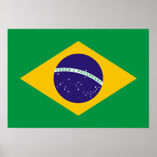 Brazil National Flag Poster