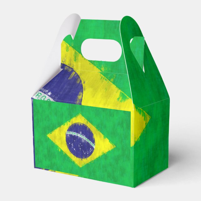 Brazil Oil Painting Drawing Favour Box (Front Side)