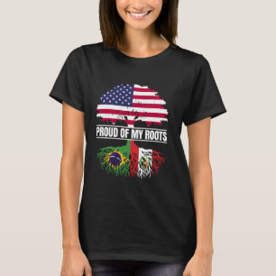 Brazil Peru Mix Proud of my Roots Brazilian Peruvi T-Shirt