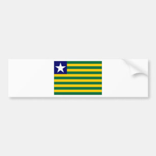 Brazil Piauiacute Flag Bumper Sticker