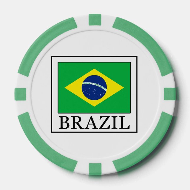 Brazil Poker Chips (Front)