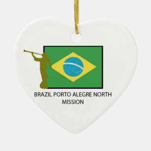 BRAZIL PORTO ALEGRE NORTH MISSION CERAMIC ORNAMENT