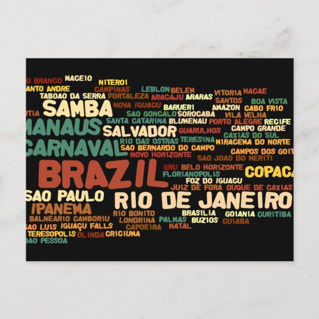 BRAZIL Postcard (Front)