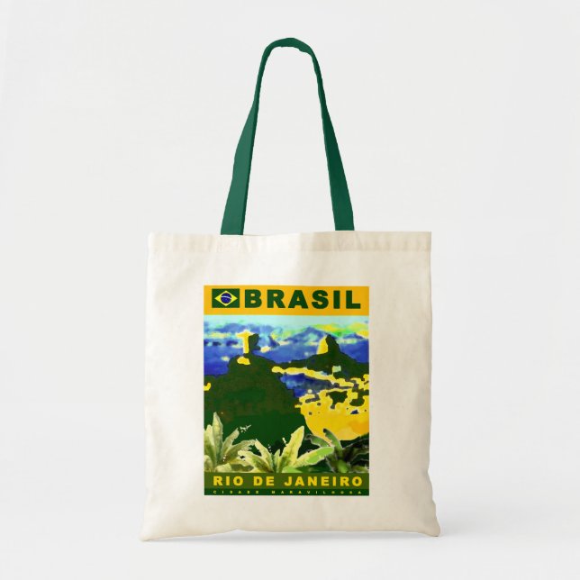 Brazil poster design tote bag (Front)