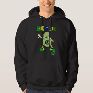 Brazil Potato Brazilian Football Ball Player Brazi Hoodie