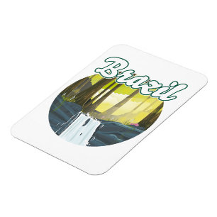 Brazil Rainforest logo Magnet